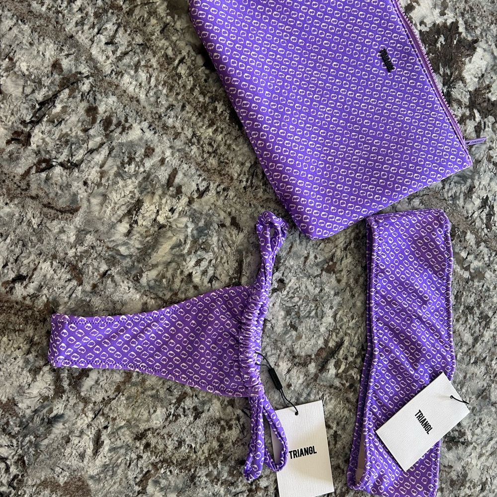 Triangl Swimwear Lavender Bikini Set
